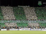 Foto: "Vamos todos juntos la hinchada y los jugadores!!!" Barra: Los del Sur • Club: Atlético Nacional