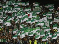 Foto: "Bandera Japon en la Final Copa Libertadores 2016" Barra: Los del Sur • Club: Atlético Nacional