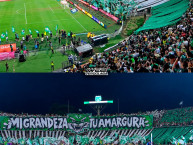 Foto: "MI GRANDEZA, TU AMARGURA" Barra: Los del Sur &bull; Club: Atlético Nacional &bull; País: Colombia