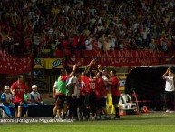 Foto: "vs River Plate" Barra: Los Demonios Rojos • Club: Caracas