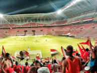 Foto: "Copa Sudamericana" Barra: Los Demonios Rojos • Club: Caracas