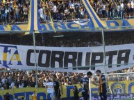 Foto: "AFA corrupta" Barra: Los Guerreros • Club: Rosario Central