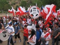 Foto: "Marginales entrando al estadio La Granja" Barra: Los Marginales • Club: Curicó Unido