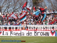 Foto: "contra colegiales, año 2011" Barra: Los Pibes del Barrio • Club: Brown de Adrogué • País: Argentina