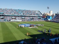Foto: "En el gigante de Alberdi" Barra: Los Piratas Celestes de Alberdi &bull; Club: Belgrano &bull; País: Argentina