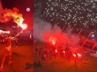 Foto: "Tricampeon 2025" Barra: Trinchera Norte &bull; Club: Universitario de Deportes &bull; País: Peru