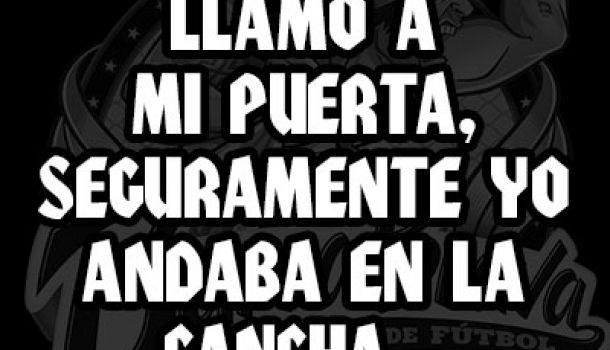 Cuando cupido llamó a mi puerta, seguramente yo andaba en la cancha...