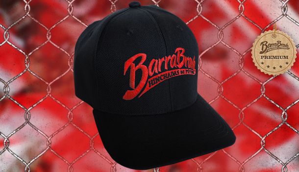 Gorra Boné Barra Brava Logo Vermelho