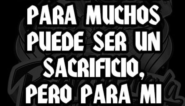 Ir a la cancha para muchos puede ser un sacrificio, pero para mi es un placer