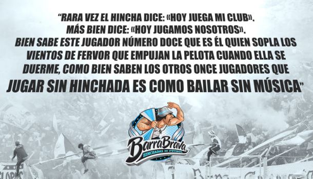 Jugar sin hinchada es como bailar sin música