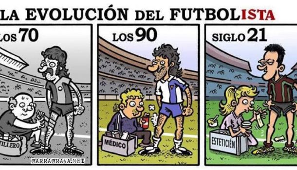 La evolución del futbolista