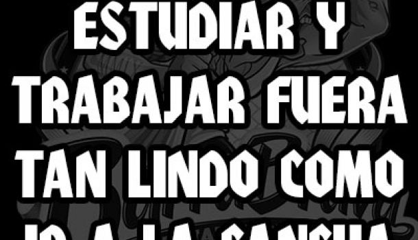 Ojalá estudiar y trabajar fuera tan lindo como ir a la cancha