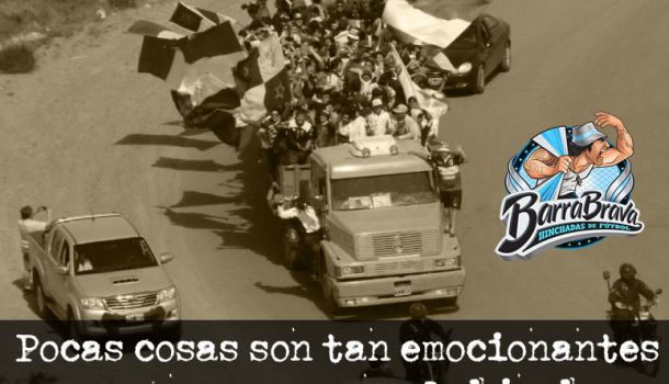 Pocas cosas son tan emocionantes como una caravana de hinchas invadiendo una ciudad