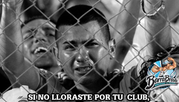 Si no lloraste por tu club, aun no conoces el verdadero amor