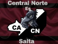 Desenho - Diseño - Arte - "CENTRAL NORTE ES SALTA" Dibujo de la Barra: Agrupaciones Unidas &bull; Club: Central Norte de Salta