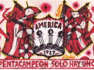 Desenho - Diseño - Arte - Dibujo de la Barra: Baron Rojo Sur • Club: América de Cáli • País: Colombia