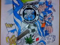 Desenho - Diseño - Arte - Dibujo de la Barra: Blue Rain • Club: Millonarios