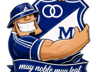 Desenho - Diseño - Arte - "Muy noble mur leal" Dibujo de la Barra: Blue Rain &bull; Club: Millonarios &bull; País: Colombia