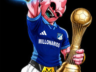 Desenho - Diseño - Arte - "Majin Buu millonario" Dibujo de la Barra: Blue Rain &bull; Club: Millonarios