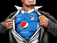 Desenho - Diseño - Arte - "Millonarios fc" Dibujo de la Barra: Blue Rain &bull; Club: Millonarios &bull; País: Colombia