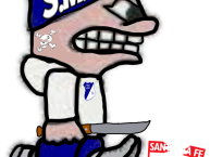 Desenho - Diseño - Arte - Dibujo de la Barra: Comandos Azules • Club: Millonarios