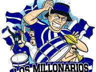 Desenho - Diseño - Arte - "Los millonarios" Dibujo de la Barra: Comandos Azules &bull; Club: Millonarios &bull; País: Colombia