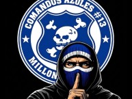 Desenho - Diseño - Arte - "CADC ultras" Dibujo de la Barra: Comandos Azules &bull; Club: Millonarios &bull; País: Colombia