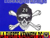 Desenho - Diseño - Arte - Dibujo de la Barra: Comandos Azules &bull; Club: Millonarios &bull; País: Colombia