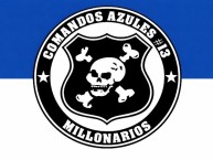 Desenho - Diseño - Arte - Dibujo de la Barra: Comandos Azules &bull; Club: Millonarios &bull; País: Colombia