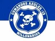 Desenho - Diseño - Arte - Dibujo de la Barra: Comandos Azules &bull; Club: Millonarios &bull; País: Colombia