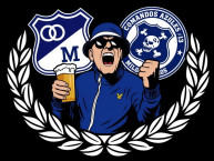 Desenho - Diseño - Arte - Dibujo de la Barra: Comandos Azules &bull; Club: Millonarios &bull; País: Colombia