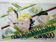 Desenho - Diseño - Arte - "BRANDON CANCELA" Dibujo de la Barra: Fortaleza Leoparda Sur • Club: Atlético Bucaramanga • País: Colombia