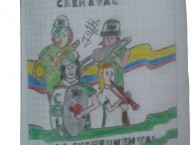 Desenho - Diseño - Arte - "Jairo Arturo Cifuentes" Dibujo de la Barra: Frente Radical Verdiblanco • Club: Deportivo Cali • País: Colombia