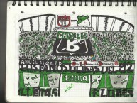 Desenho - Diseño - Arte - Dibujo de la Barra: Frente Radical Verdiblanco • Club: Deportivo Cali • País: Colombia