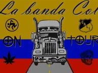 Desenho - Diseño - Arte - "'On tour' La banda Col" Dibujo de la Barra: Frente Radical Verdiblanco &bull; Club: Deportivo Cali &bull; País: Colombia
