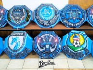 Desenho - Diseño - Arte - "Paraguas de La Fiel del Norte" Dibujo de la Barra: Furia Celeste &bull; Club: Deportes Iquique &bull; País: Chile