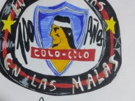Desenho - Diseño - Arte - Dibujo de la Barra: Garra Blanca • Club: Colo-Colo • País: Chile