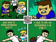 Desenho - Diseño - Arte - "Anti ucatolica y anti udechile (anti monjas y anti madres)" Dibujo de la Barra: Garra Blanca &bull; Club: Colo-Colo &bull; País: Chile