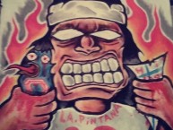 Desenho - Diseño - Arte - "Anti ucatolica y anti udechile (anti monjas y anti madres)" Dibujo de la Barra: Garra Blanca • Club: Colo-Colo • País: Chile