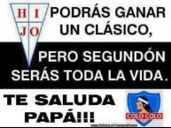 Desenho - Diseño - Arte - "Anti ucatolica (anti monjas)" Dibujo de la Barra: Garra Blanca &bull; Club: Colo-Colo &bull; País: Chile