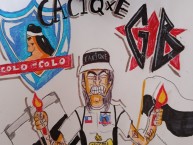 Desenho - Diseño - Arte - Dibujo de la Barra: Garra Blanca &bull; Club: Colo-Colo &bull; País: Chile