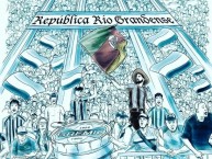 Desenho - Diseño - Arte - Dibujo de la Barra: Geral do Grêmio • Club: Grêmio • País: Brasil