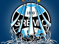 Desenho - Diseño - Arte - "Diseño del escudo del Grêmio con barras - Por Arthur F." Dibujo de la Barra: Geral do Grêmio • Club: Grêmio • País: Brasil