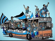 Desenho - Diseño - Arte - "Diegolan" Dibujo de la Barra: Geral do Grêmio • Club: Grêmio • País: Brasil
