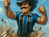 Desenho - Diseño - Arte - Dibujo de la Barra: Geral do Grêmio • Club: Grêmio