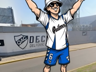 Desenho - Diseño - Arte - "En El Estadio Centenario Ciudad De Quilmes" Dibujo de la Barra: Indios Kilmes &bull; Club: Quilmes