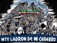 Desenho - Diseño - Arte - Dibujo de la Barra: La Adicción • Club: Monterrey • País: México