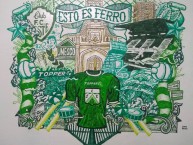 Desenho - Diseño - Arte - Dibujo de la Barra: La Banda 100% Caballito • Club: Ferro Carril Oeste • País: Argentina
