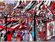 Desenho - Diseño - Arte - Dibujo de la Barra: La Banda de la Quema • Club: Huracán • País: Argentina