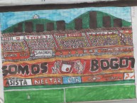 Desenho - Diseño - Arte - Dibujo de la Barra: La Guardia Albi Roja Sur • Club: Independiente Santa Fe • País: Colombia